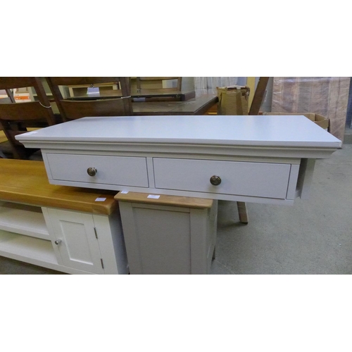 1894 - A Florence grey painted dressing table (SW-DT-G) * This lot is subject to VAT - Boxed unchecked.