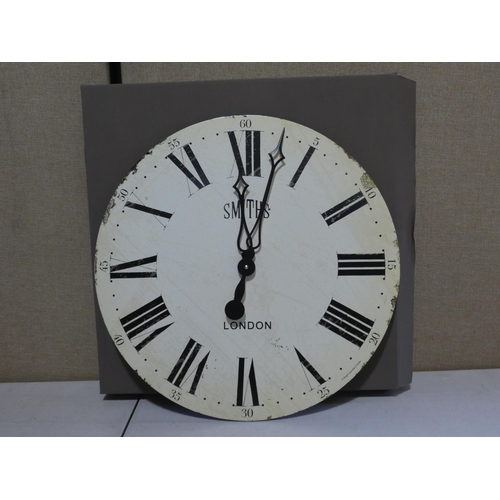 3013 - A Smiths London style circular wall clock (diameter 50cm) * This lot is subject to VAT