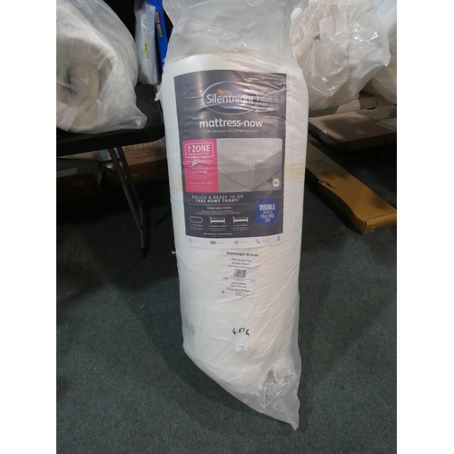 3098 - A Double Silentnight 7 zone mattress * this lot is subject to VAT