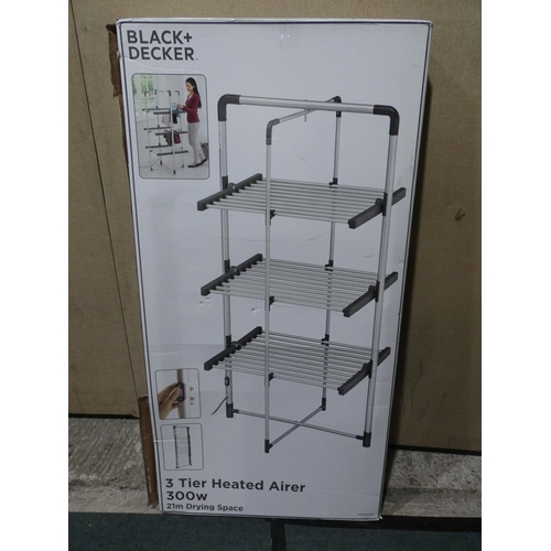 3114 - A Black & Decker 3-tier heated airer * this lot is subject to VAT