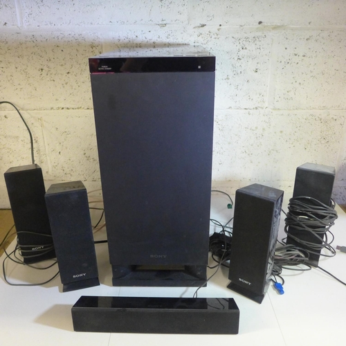 2199 - Sony surround sound system - W