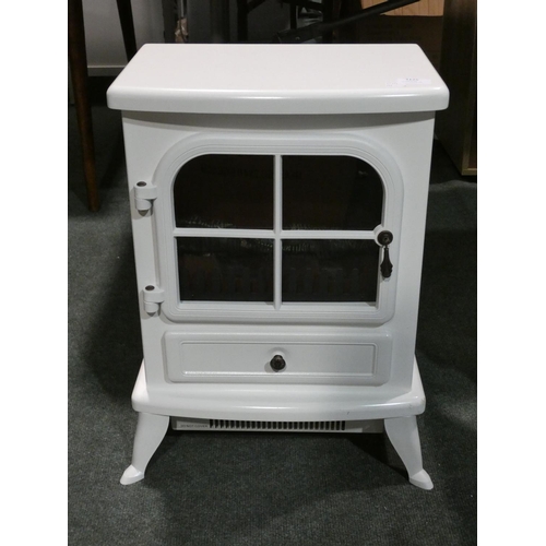 3125 - A white Klarstein 1800w electric fire (H55 x W40 x D28cm) * this lot is subject to VAT