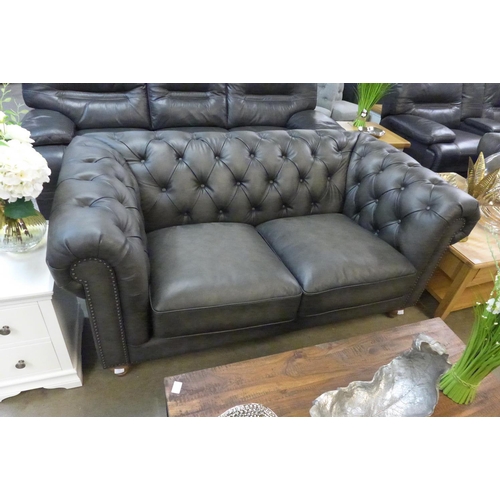 1302 - A New Allington two seater leather sofa (4044-22) - RRP £1158.33 + VAT * this lot is subject to VAT