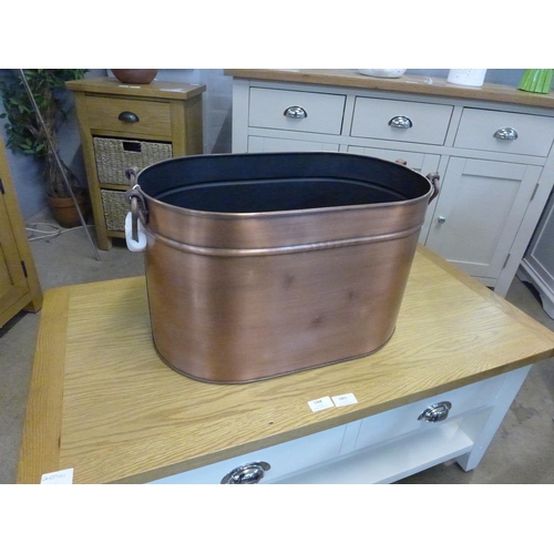 1367 - A copper twin handled log bucket (1915025)   #