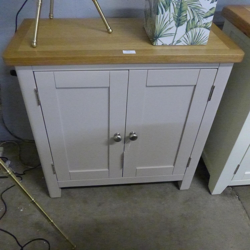 1459 - A Truffle mini two door sideboard - minor  marks