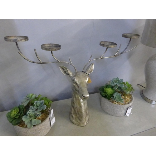 1498 - A stag antlers candle holder (2103426)   #