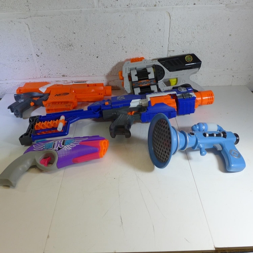 2104 - Four Nerf guns