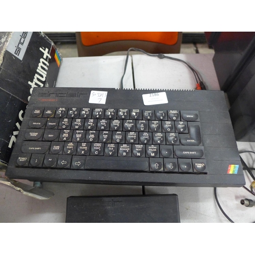 2186 - 2 Sinclair ZX Spectrum Plus vintage computers