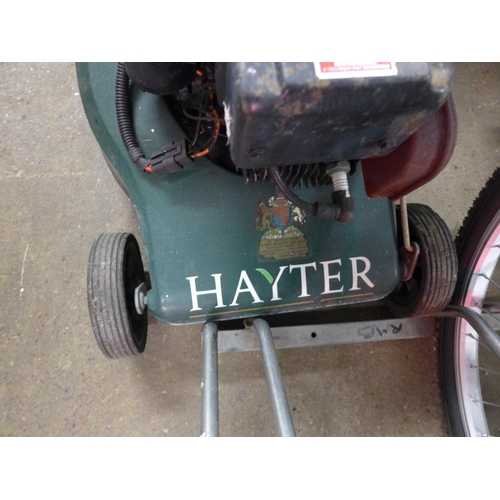 2281 - Hayter Harrier 41 auto drive petrol lawnmower with box