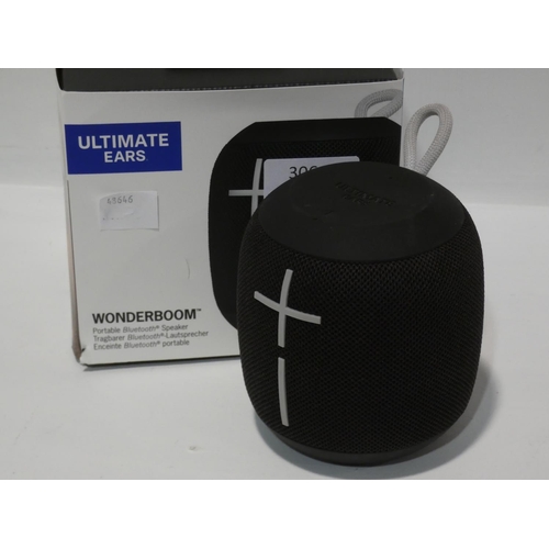 3064 - Ue Wonderboom Wireless Speaker (with charging lead)    (208-223) * This Lot Is Subject To Vat