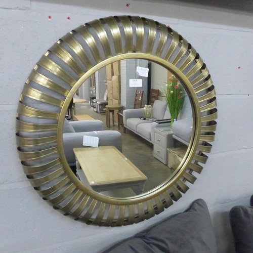 1414 - A Kensington gilt circular wall mirror (2073530)   # 65cm diameter