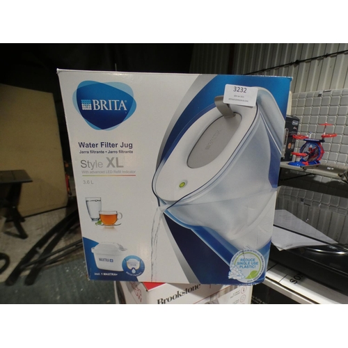 3232 - Brita Maxtra+Xl Style Jug (3.6L) (213-168) * This Lot Is Subject To Vat