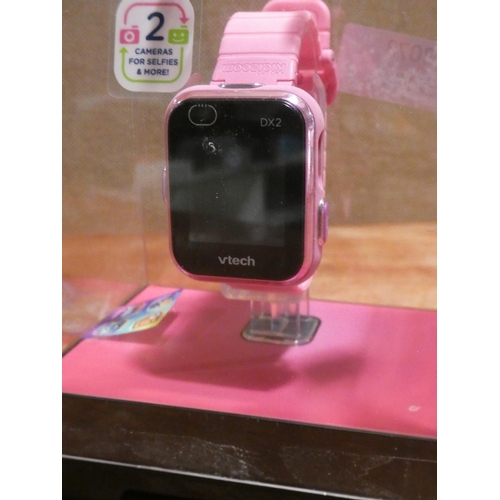 3073 - Vtech Pink Smart Watch Dx2  - no charger    (213-489) * This Lot Is Subject To Vat