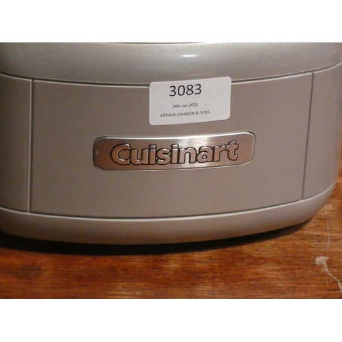 3083 - Cuisinart Food Processor (no accessories)   (212-123) * This lot is subject to VAT