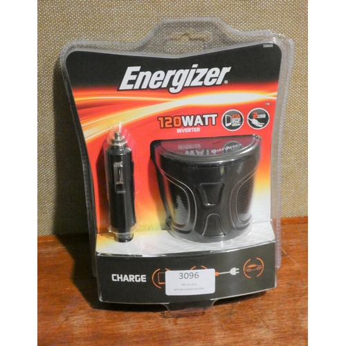 3096 - Energizer 120W car Inverter pack  (213-581) * This Lot Is Subject To Vat