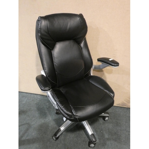 3202 - True Active Black Manager Chair, Rrp £144.99 + Vat (213-311) * This Lot Is Subject To Vat