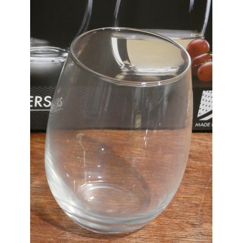 3216 - Pack of Luminarc stainless glass tumblers (213) * This lot is subject to VAT