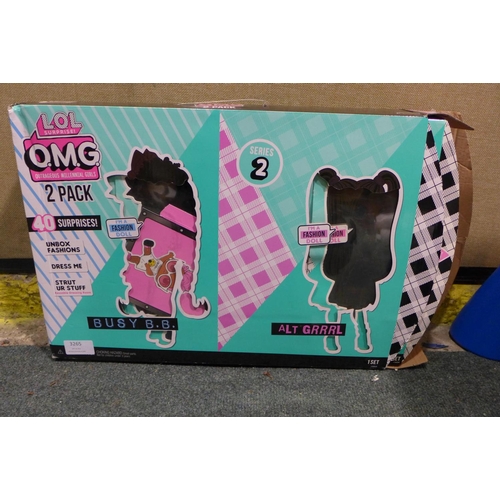 3265 - V-Tech Activity Desk and a OMG doll pack(213-432) * This Lot Is Subject To Vat