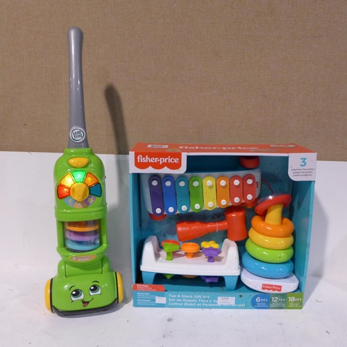 3339 - Leapfrog Counting Vacuum & Fisher Price Classics Set (213-507,522) (213-507) * This Lot Is Subject T... 