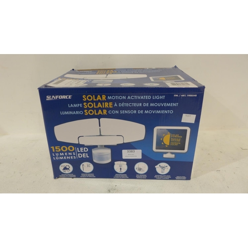 3383 - 1500 Lumen Triple Head Solar Light (213-51) * This Lot Is Subject To Vat