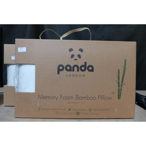 3390 - Panda Memory Foam Pillow (213-19) * This Lot Is Subject To Vat