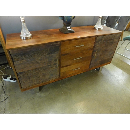 1553 - A two door, three drawer Phoenix sideboard - marked top