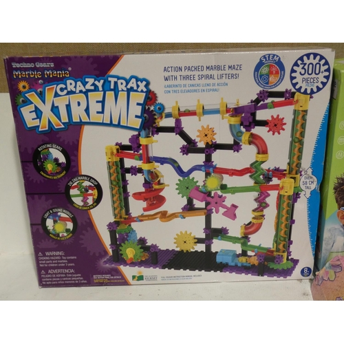 3001 - Marble Mania Crazy Trax Extreme, Amazing Chemistry Set and Unicorn Crystals Set  (214-112, 116, 142)... 