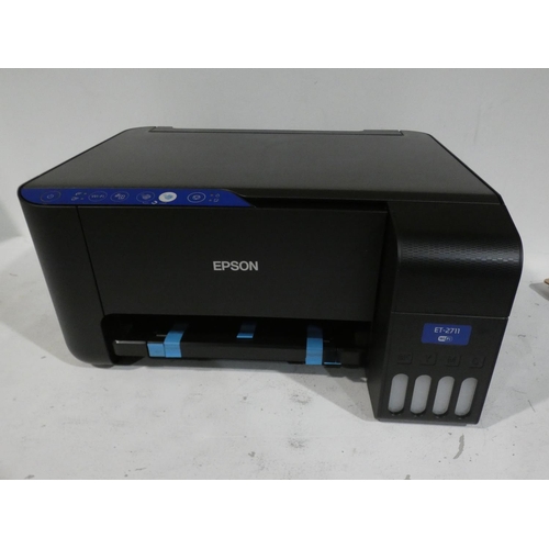 3021 - Epson Ecotank Et-2711 Printer, Rrp £129.99 + Vat  (214-110) * This Lot Is Subject To Vat