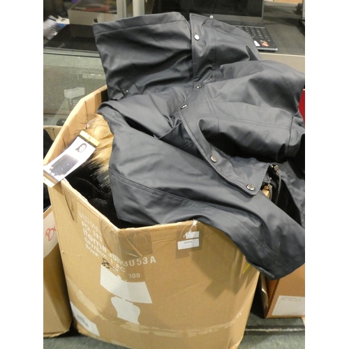 3046 - A box of misc. lady's coats/jackets (mixed sizes) * this lot is subject to VAT