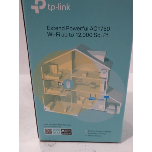 3072 - Tp-Link Ac1750 Dual Band Wifi Extender            (214-6) * This Lot Is Subject To Vat