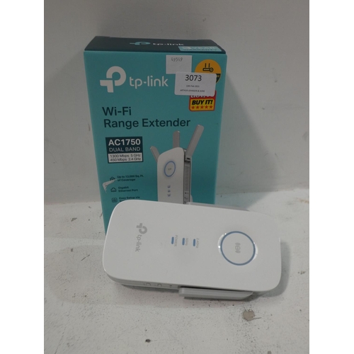 3073 - Tp-Link Ac1750 Dual Band Wifi Extender    (214-339) * This Lot Is Subject To Vat