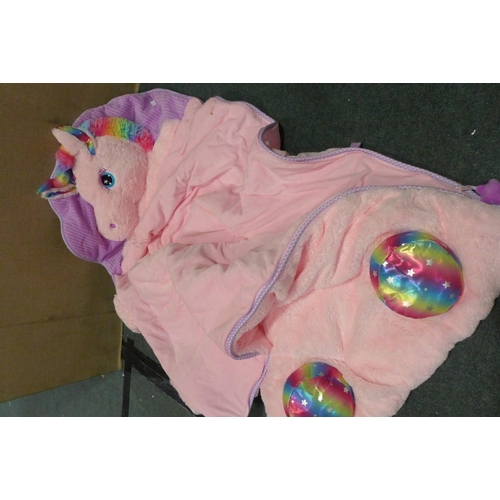 3214 - Unicorn Hugfun Sleeping Bag  (168Cm X 71Cm) (215-247) * This lot is subject to VAT