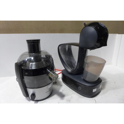 3215 - Dolce Gusto Infinissima Coffee Machine and Philips Viva Juicer  (215-245, 259) * This lot is subject... 