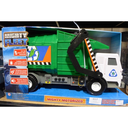 3217 - Mighty Motorised Dumpster Truck (215-478) * This lot is subject to VAT