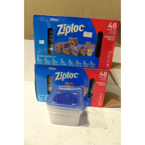 3225 - Two Packs of Ziploc Containers (215-472, 473) * This lot is subject to VAT