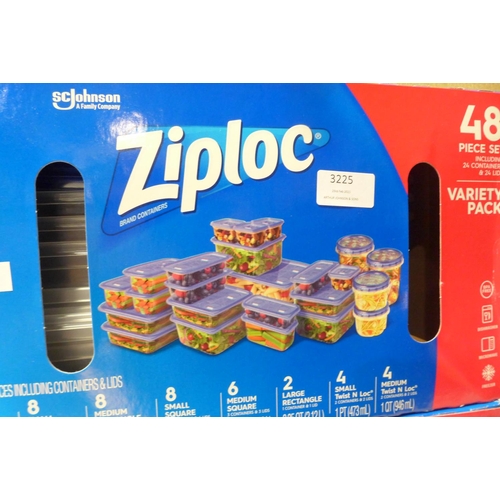 3225 - Two Packs of Ziploc Containers (215-472, 473) * This lot is subject to VAT