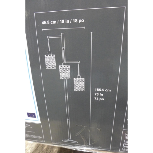 3231 - Gisele 3 Arm Floor Lamp   (215-320) * This lot is subject to VAT