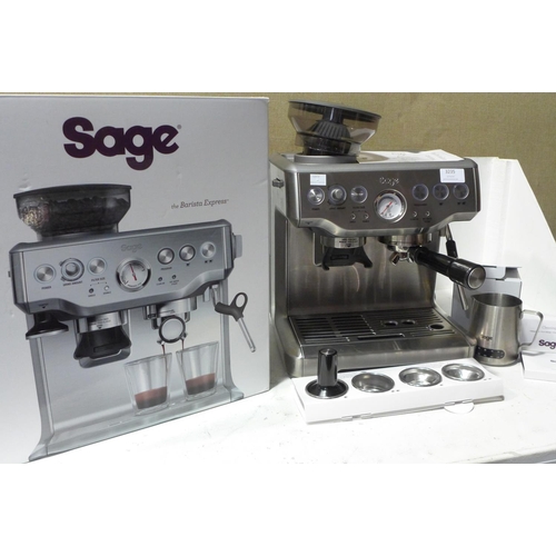 3235 - Sage Pump Coffee Machine, Rrp £399.99 + Vat (215-431) * This lot is subject to VAT