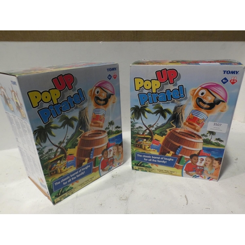 3507 - Two Tomy Pop-Up Pirate games