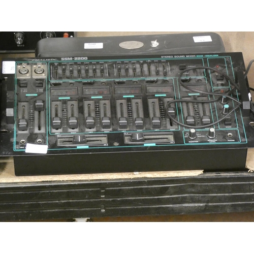 2238 - Realistic SSM-2200 stereo sound mixer