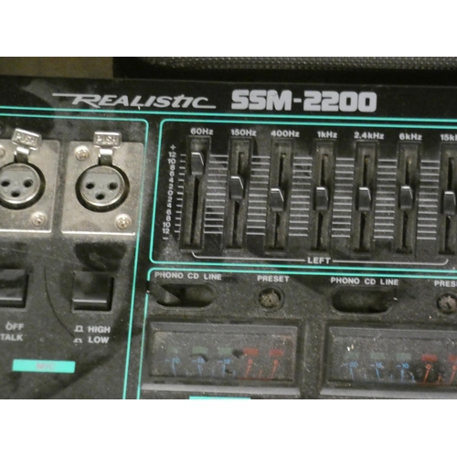 2238 - Realistic SSM-2200 stereo sound mixer