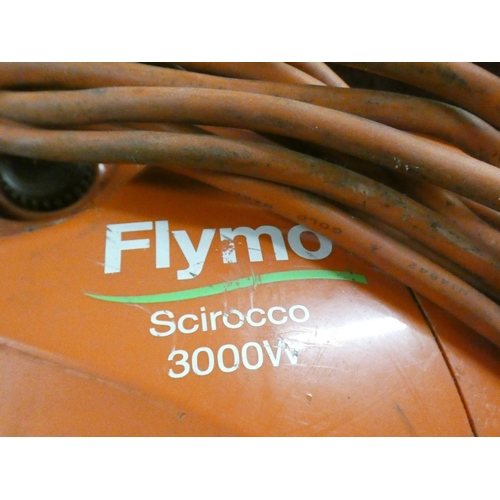 2013 - Flymo Scirocco 3000w garden blow vac with collector bag