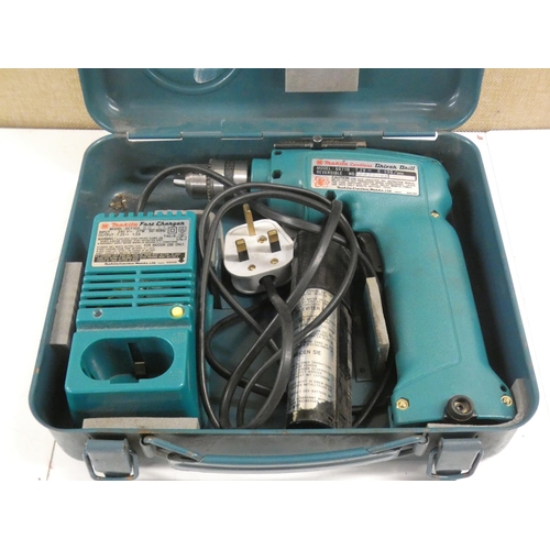 2047 - Makita 7.2v drill in case - W