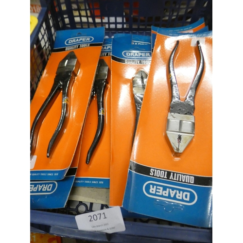 2071 - 12 Prs. of Draper pliers - unused * This lot is subject to VAT