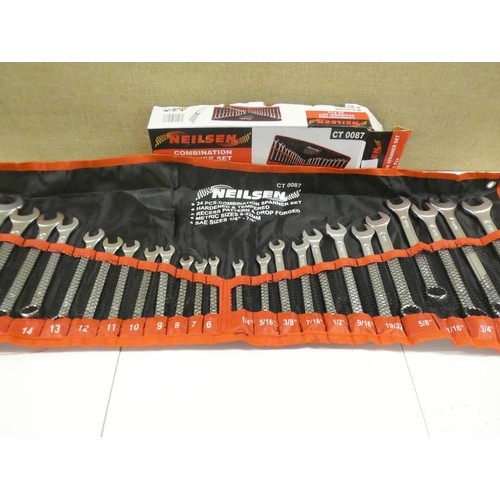 2018 - 25 Piece Neilsen spanner set - boxed and unused * This lot is subject to VAT