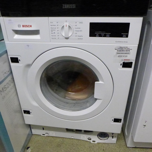 1391 - A Bosch  Integrated Washing Machine (8kg) H818xW596xD544, Model WIW28301GB , RRP £784.99 inc vat   *... 