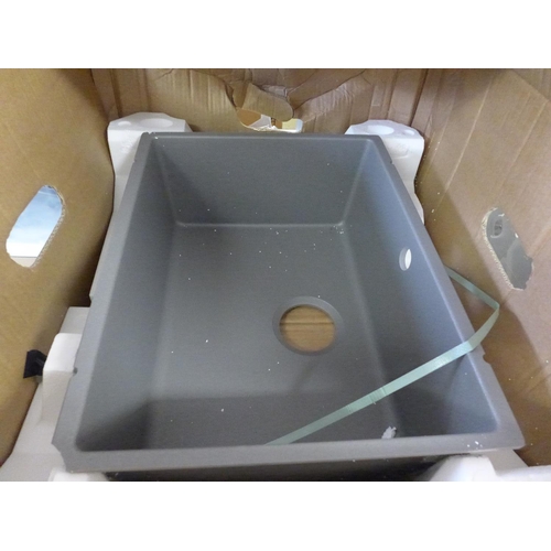 1395 - A Samos 1.0 Bowl Composite U/mount Grey  370x500 , Model 525796 , RRP £160 inc vat   * vat will be a... 