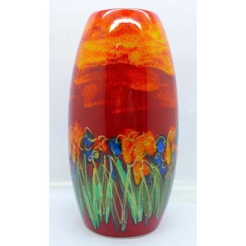 687 - An Anita Harris Easter Chic vase, signed in gold on the base, 18cm