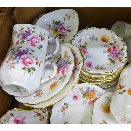 712 - A large collection of Royal Crown Derby, Derby Posies china