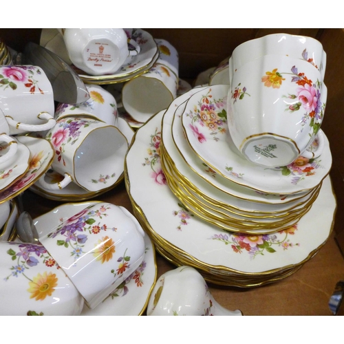 712 - A large collection of Royal Crown Derby, Derby Posies china